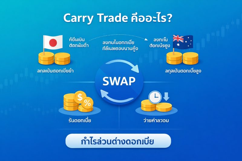Carry Trade คืออะไร และ Swap เกี่ยวข้องอย่างไร